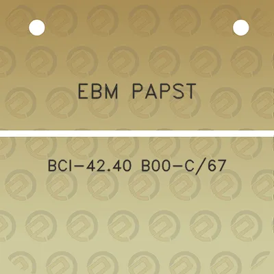 ebm-papst-bci-4240-b00-c67