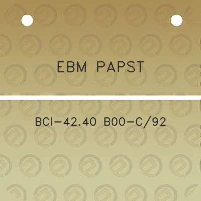 ebm-papst-bci-4240-b00-c92