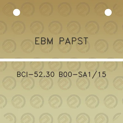 ebm-papst-bci-5230-b00-sa115