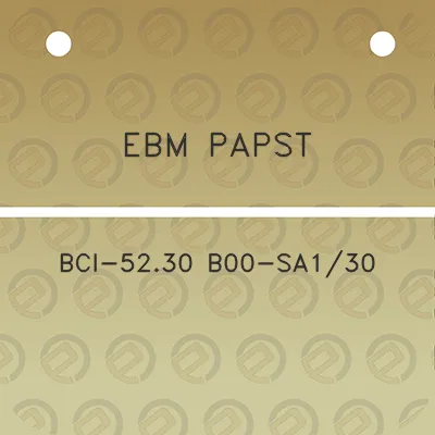 ebm-papst-bci-5230-b00-sa130