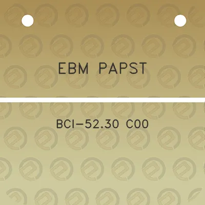 ebm-papst-bci-5230-c00