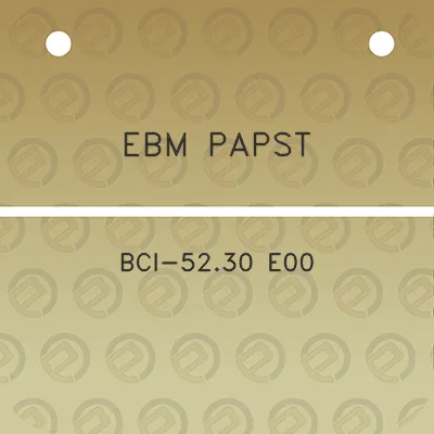 ebm-papst-bci-5230-e00