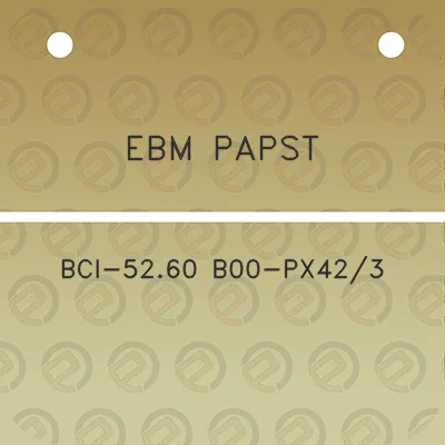 ebm-papst-bci-5260-b00-px423