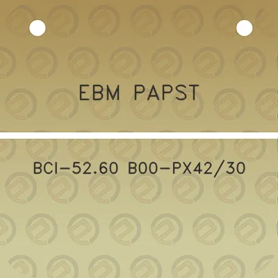 ebm-papst-bci-5260-b00-px4230