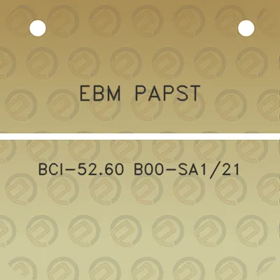 ebm-papst-bci-5260-b00-sa121