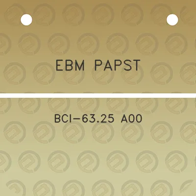 ebm-papst-bci-6325-a00