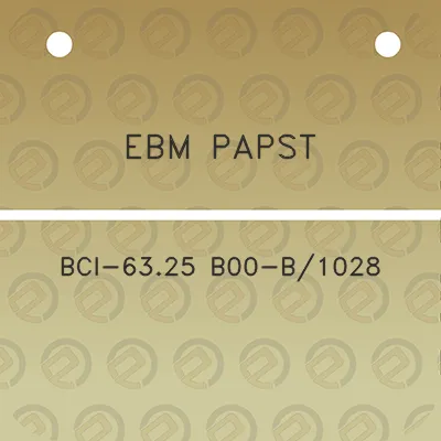 ebm-papst-bci-6325-b00-b1028