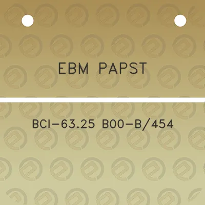 ebm-papst-bci-6325-b00-b454