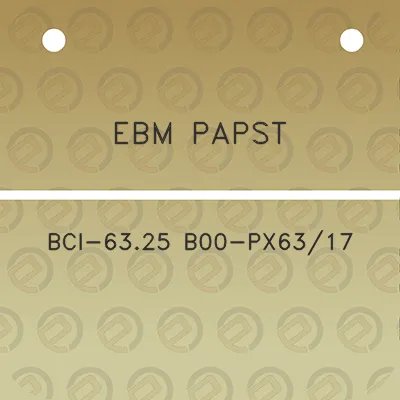 ebm-papst-bci-6325-b00-px6317