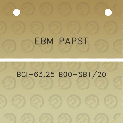 ebm-papst-bci-6325-b00-sb120