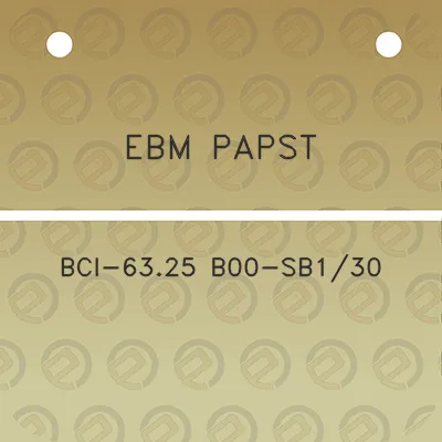 ebm-papst-bci-6325-b00-sb130