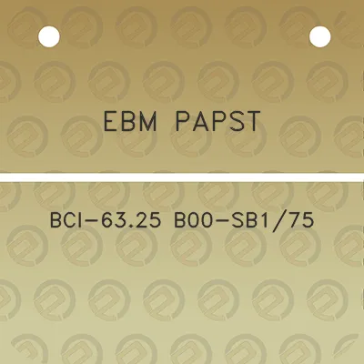 ebm-papst-bci-6325-b00-sb175