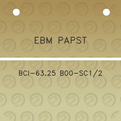 ebm-papst-bci-6325-b00-sc12