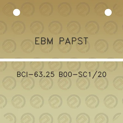 ebm-papst-bci-6325-b00-sc120