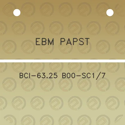 ebm-papst-bci-6325-b00-sc17