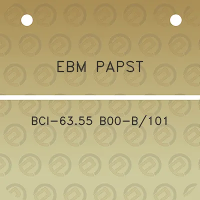 ebm-papst-bci-6355-b00-b101