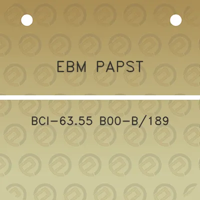 ebm-papst-bci-6355-b00-b189