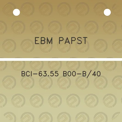 ebm-papst-bci-6355-b00-b40