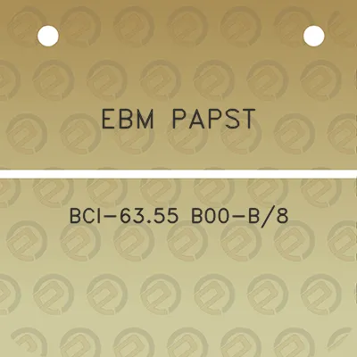 ebm-papst-bci-6355-b00-b8