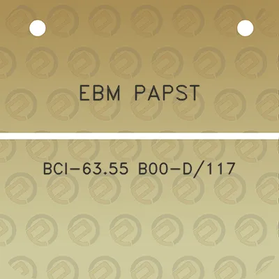 ebm-papst-bci-6355-b00-d117