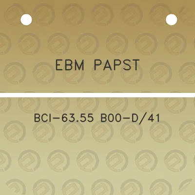 ebm-papst-bci-6355-b00-d41