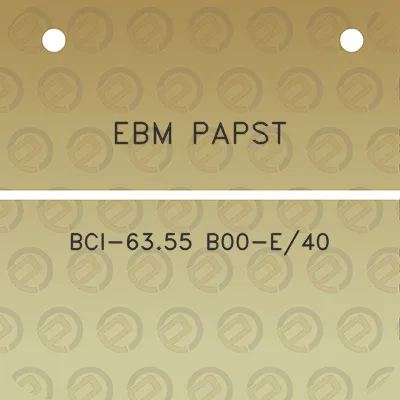 ebm-papst-bci-6355-b00-e40