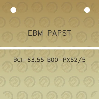 ebm-papst-bci-6355-b00-px525