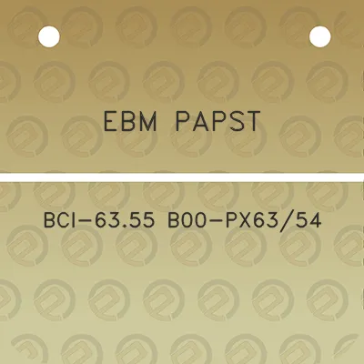 ebm-papst-bci-6355-b00-px6354