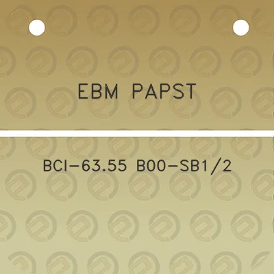 ebm-papst-bci-6355-b00-sb12