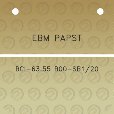 ebm-papst-bci-6355-b00-sb120