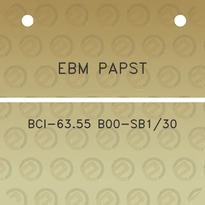 ebm-papst-bci-6355-b00-sb130