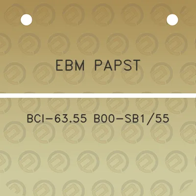 ebm-papst-bci-6355-b00-sb155