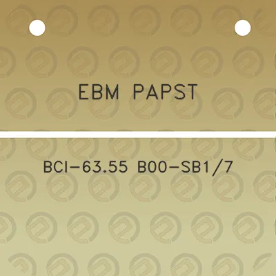 ebm-papst-bci-6355-b00-sb17