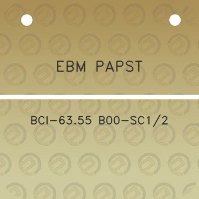 ebm-papst-bci-6355-b00-sc12