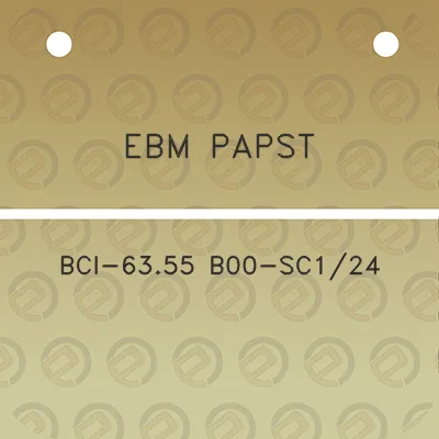 ebm-papst-bci-6355-b00-sc124