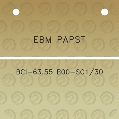 ebm-papst-bci-6355-b00-sc130