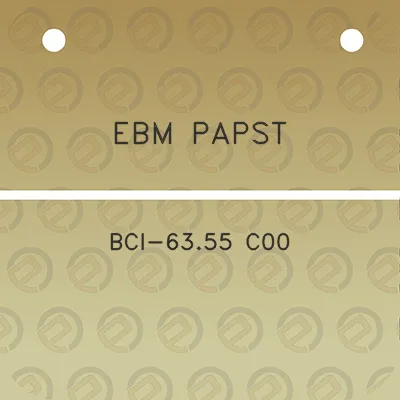 ebm-papst-bci-6355-c00