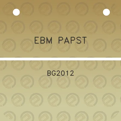 ebm-papst-bg2012