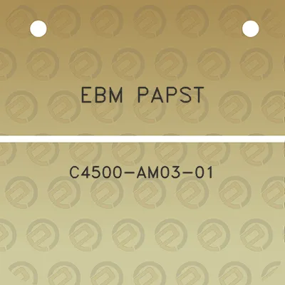 ebm-papst-c4500-am03-01