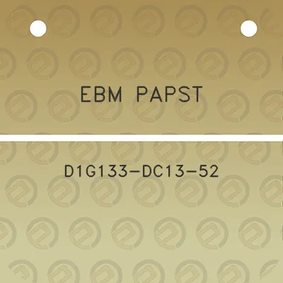 ebm-papst-d1g133-dc13-52