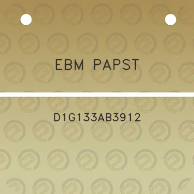 ebm-papst-d1g133ab3912