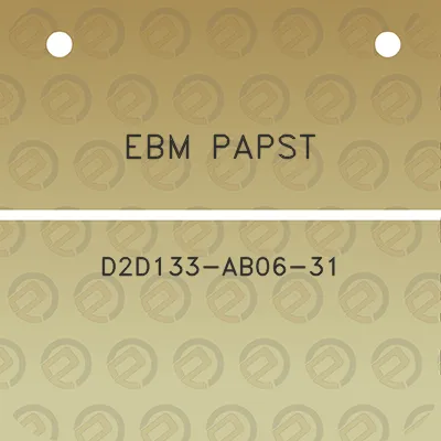 ebm-papst-d2d133-ab06-31