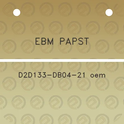 ebm-papst-d2d133-db04-21-oem