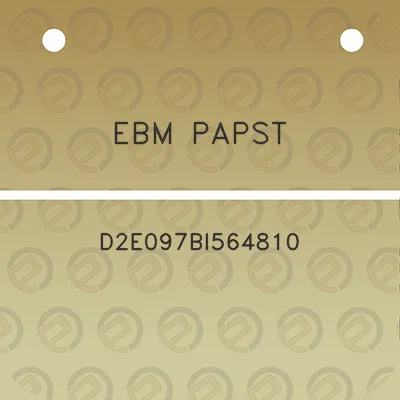 ebm-papst-d2e097bi564810