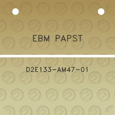 ebm-papst-d2e133-am47-01