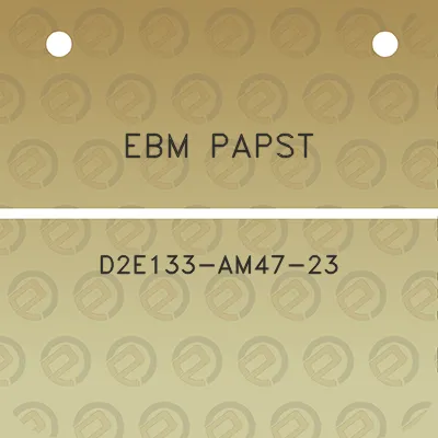 ebm-papst-d2e133-am47-23