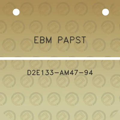 ebm-papst-d2e133-am47-94