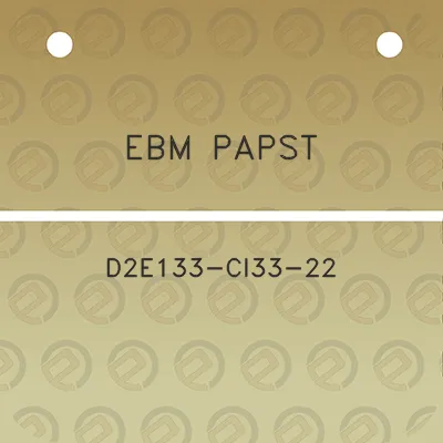 ebm-papst-d2e133-ci33-22