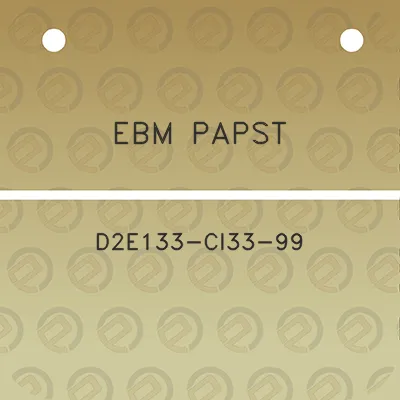 ebm-papst-d2e133-ci33-99