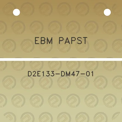 ebm-papst-d2e133-dm47-01